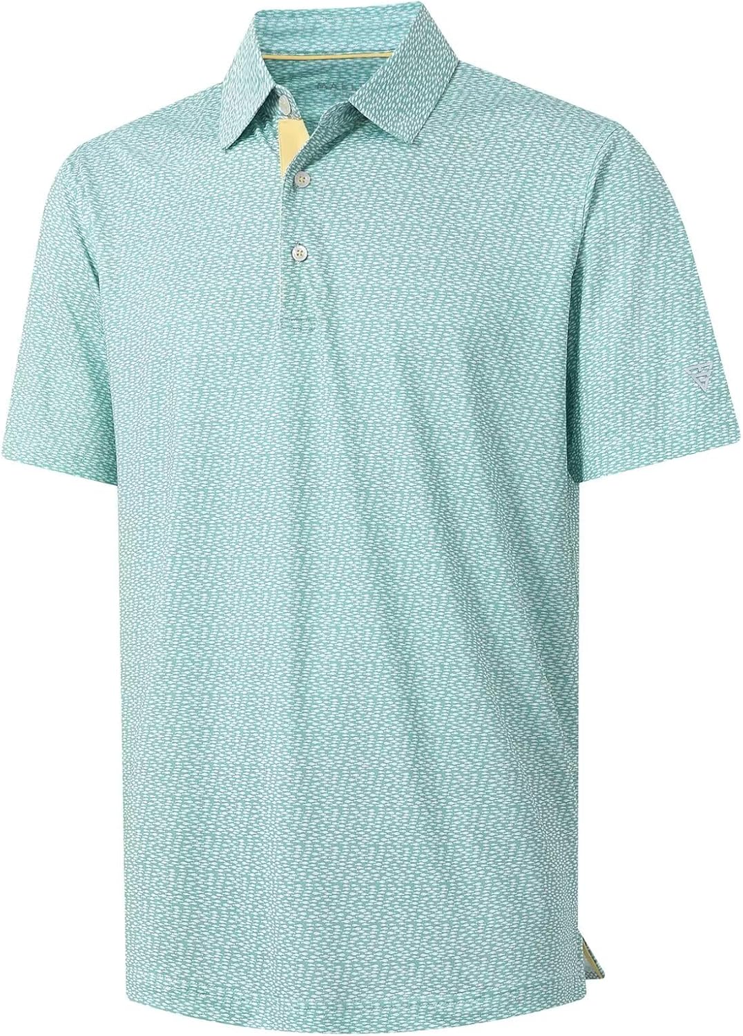 M MAELREG Mens Golf Shirt Short Sleeve Performance Polo Shirt