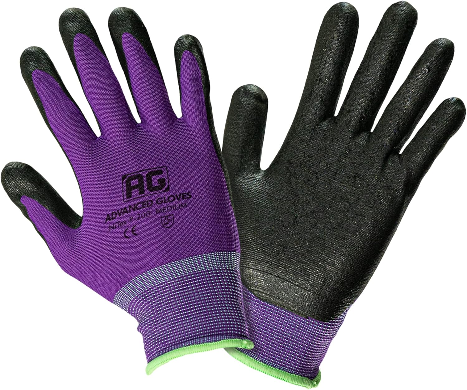 NiTex P-200 Nylon Nitrile Gloves for Insulated Grip and Comfort