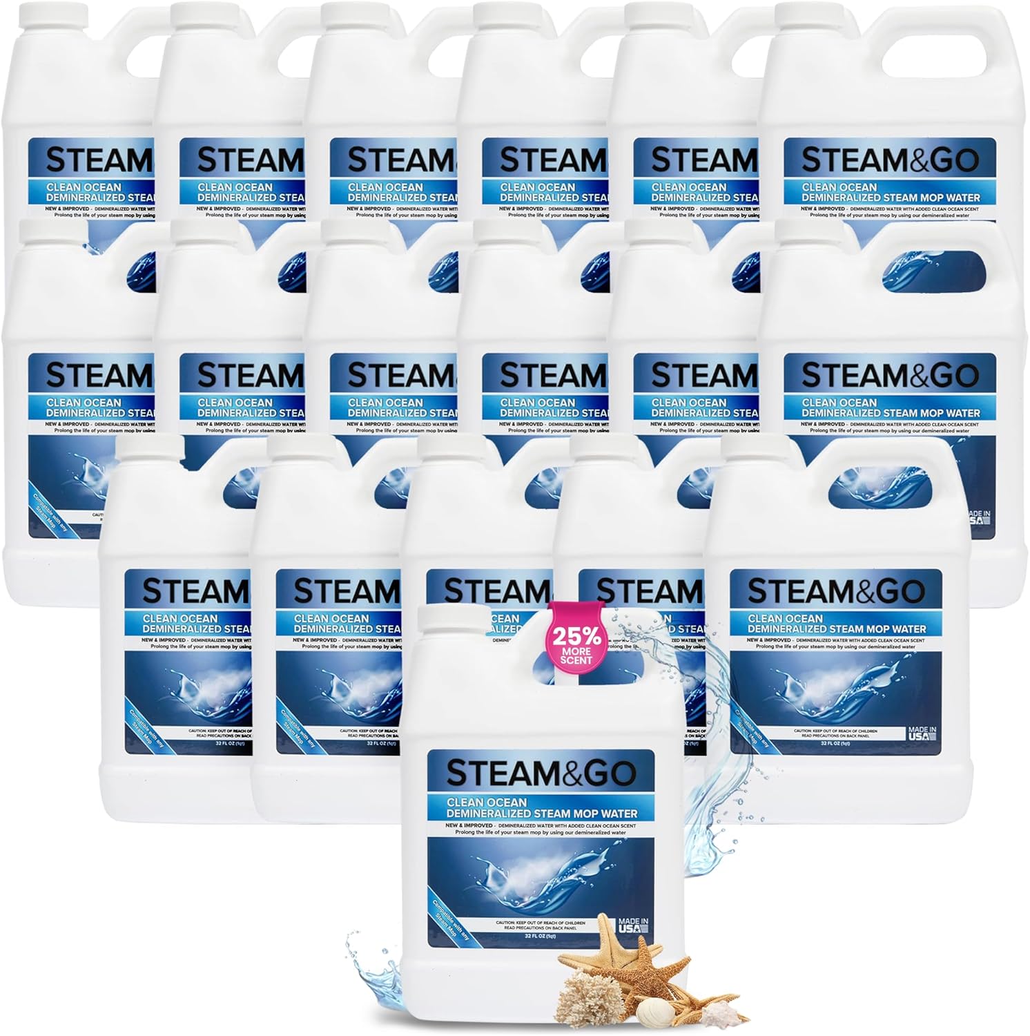 Steam & Go Demineralized Water for Mops & Steamers