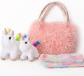 Perfectto Design Unicorn Toy Set for Girls Age 3-10 - 4 Piece Plush