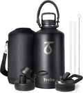 Trebo One Gallon Insulated Water Bottle 128oz - Long Cold Retention