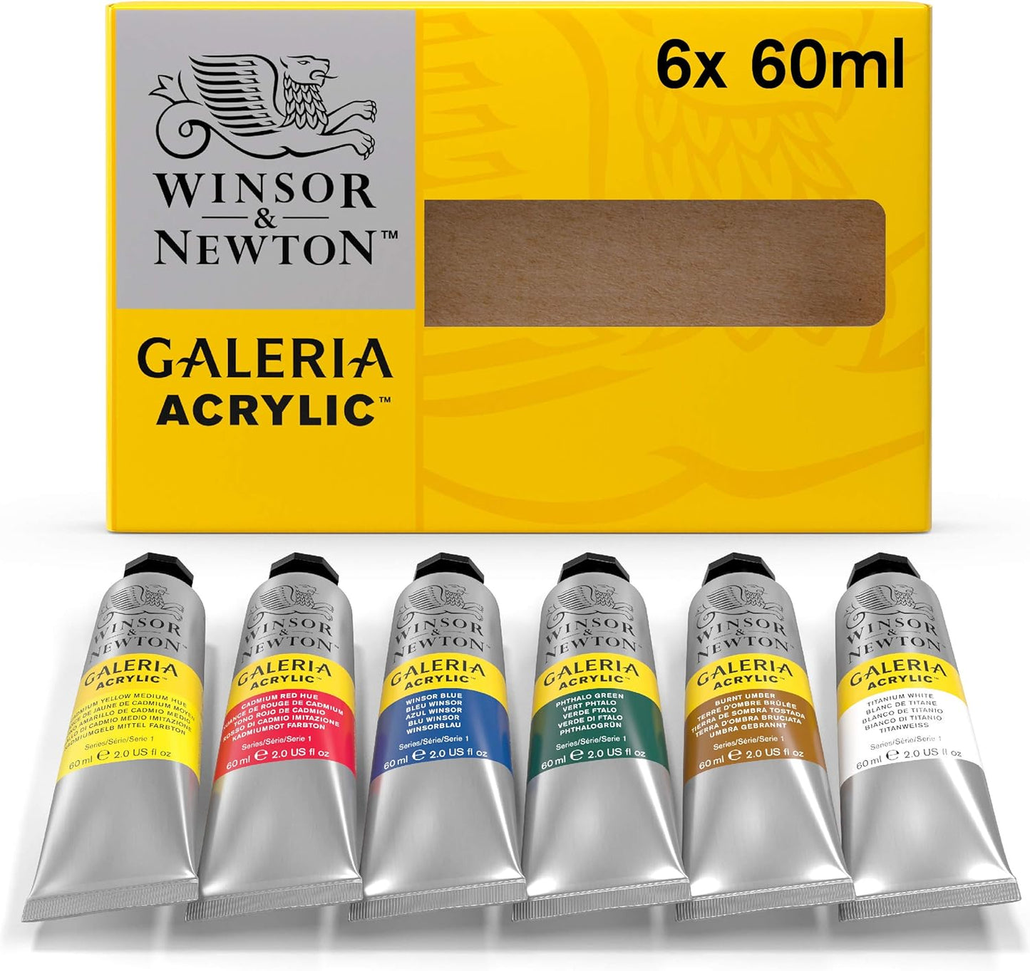 Winsor & Newton Galeria Acrylic Paint Set for Artists and Crafters
