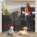 Uamector 138-in Extra Wide Retractable Baby Gate - Flexible Safety