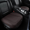 Front Car Seat Bottom Covers Brown - Universal Leather Bottom