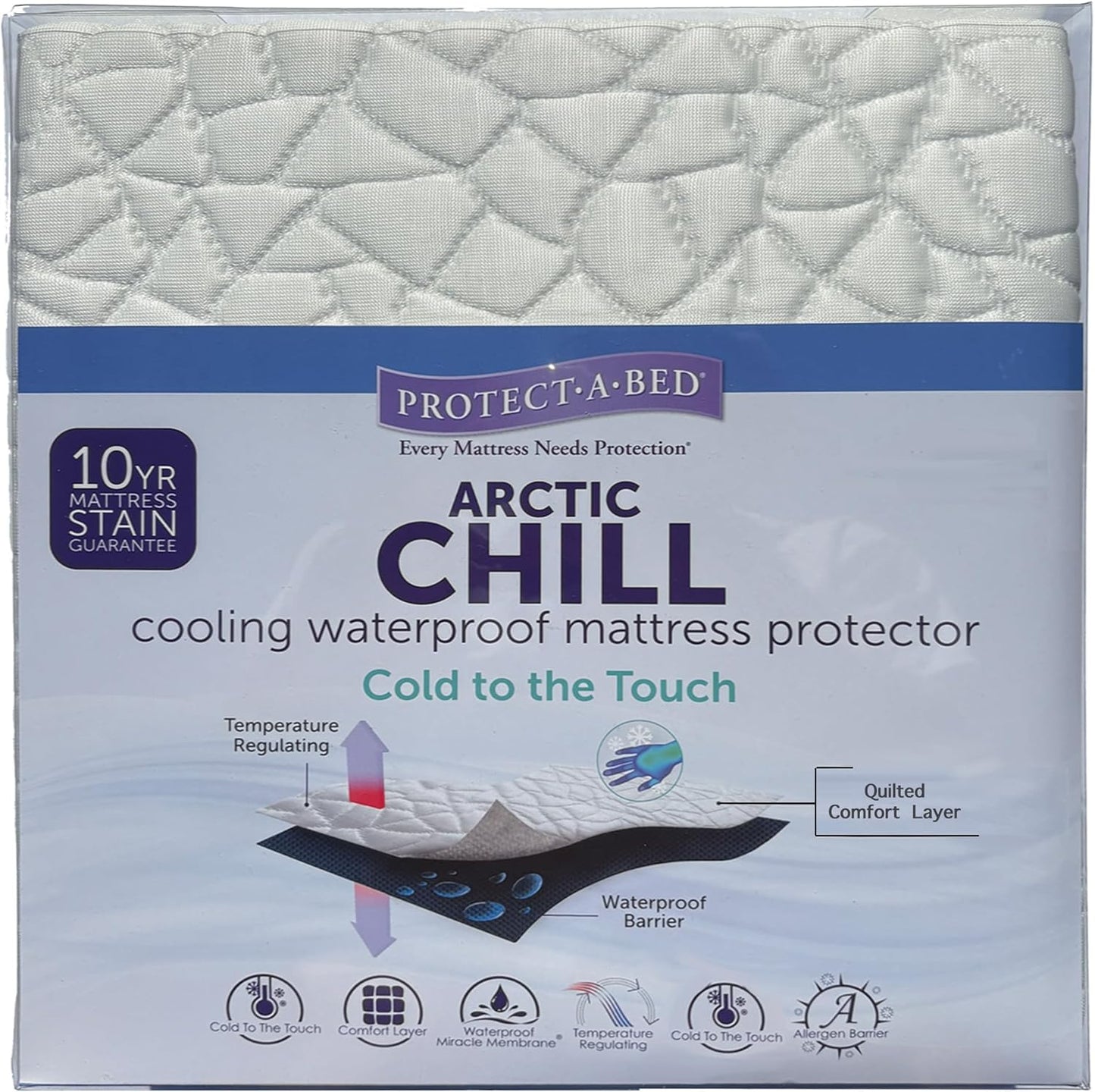 Arctic Chill Mattress Protector for Twin-XL by Protect-A-Bed