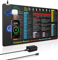 Excel Cheat Sheet Desk Pad with Wireless Charging - Large 31.5in Mat