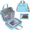 Yarwo 3 Ring Zipper Binder with Padded Sleeve - Organized Transport