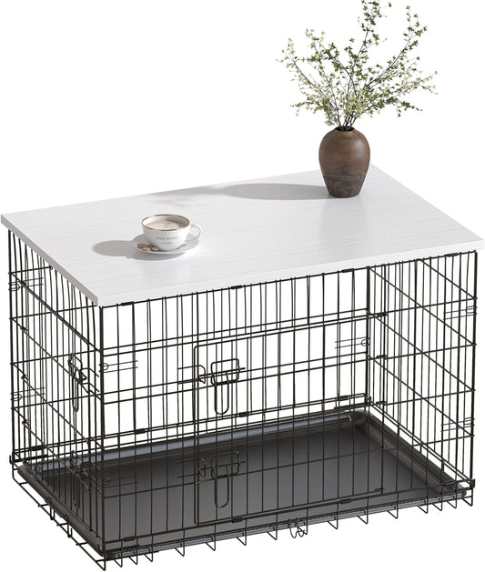 Piskyet Dog Crate Topper for 48 42 36 30 24 inch Crates