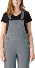 Dickies Women's Denim Bib Overall - Durable Comfort for Yard Work loop