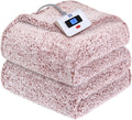 SEALY Electric Blanket Twin Size - Soft Sherpa Heated Blanket