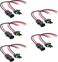 True Mods 2-Wire Weather Pack Connector Kit - Preassembled 10in Wires