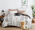 Cal King Comforter Set Reversible Boho Aztec Bedding - Cozy All