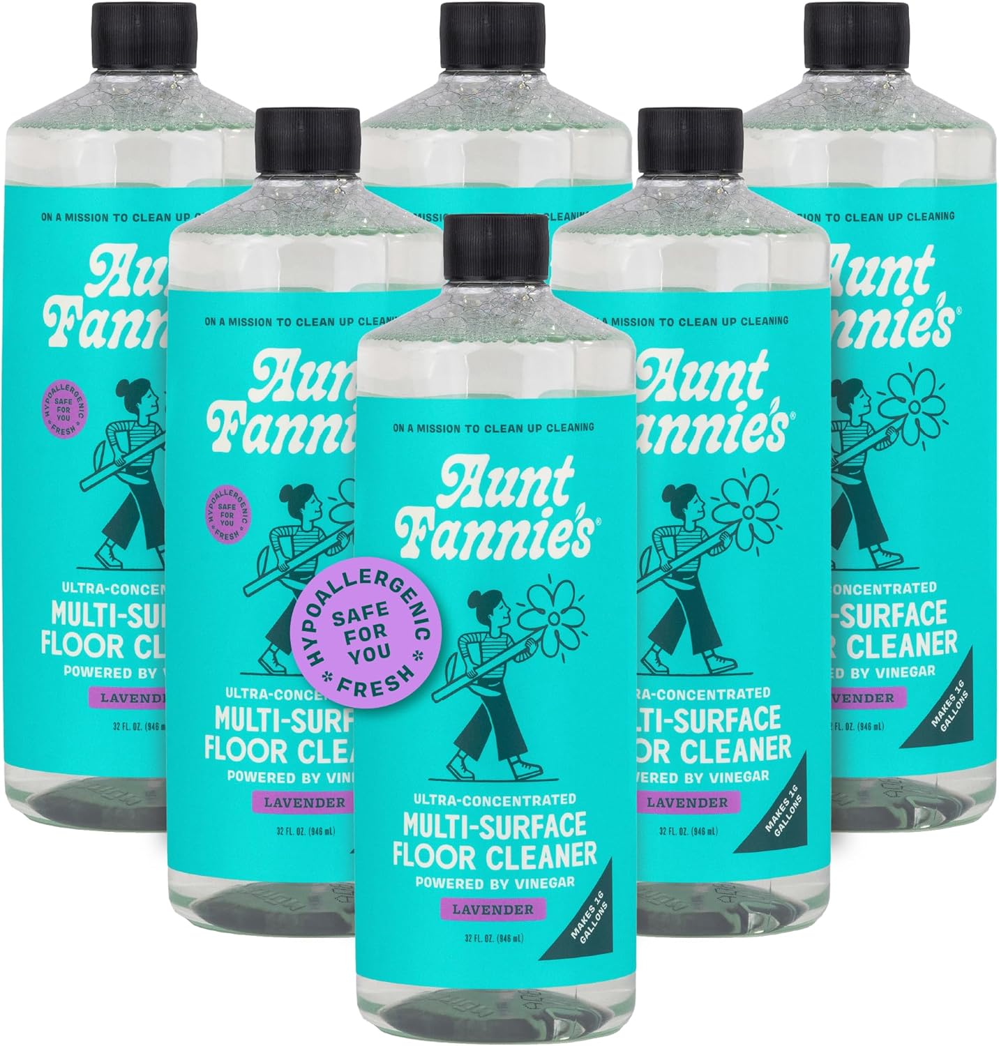 Aunt Fannie's Ultra Concentrated Floor Cleaner for Mopping