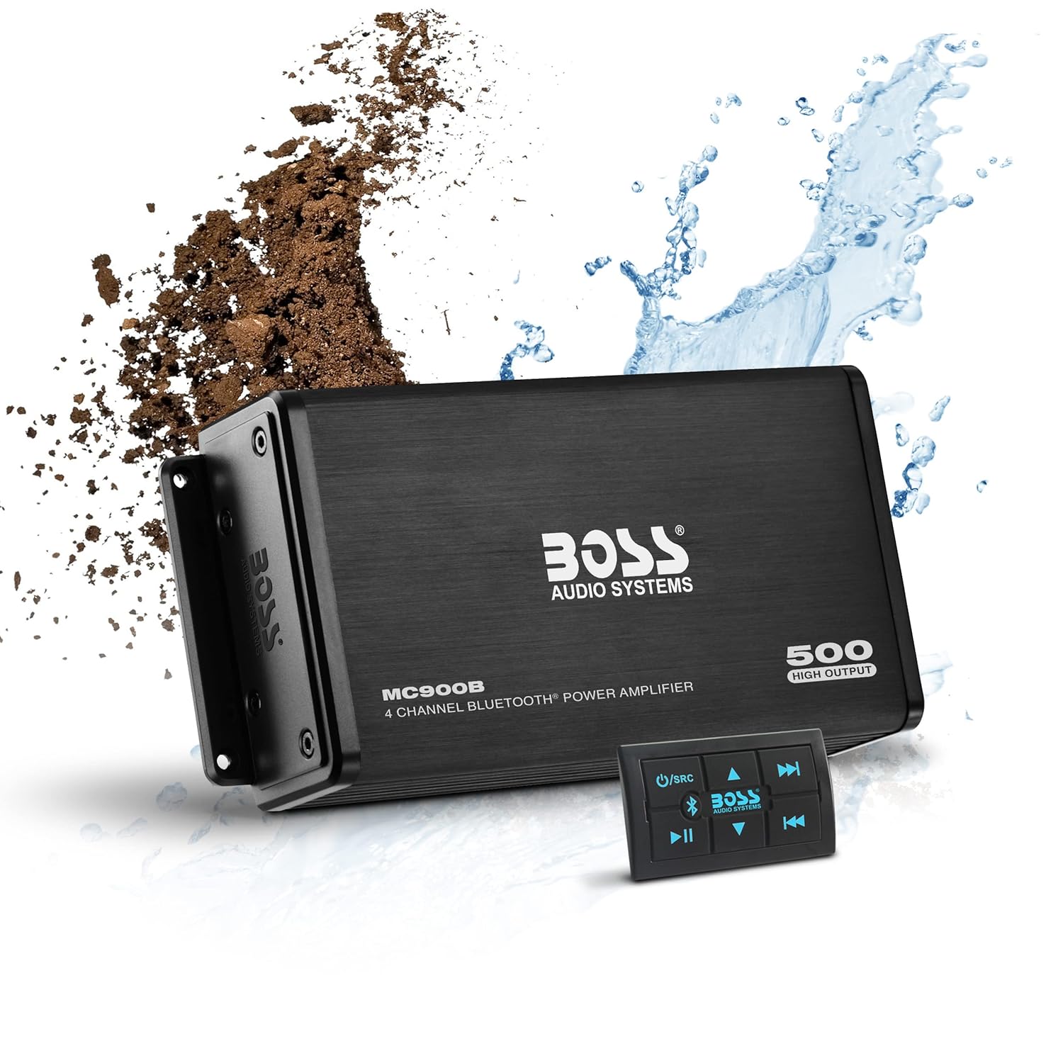 BOSS Audio MC900B 4 Channel Amplifier for ATV and Marine Use