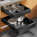 2 Pack Expandable Pull Out Cabinet Organizer 21in Deep - Easy Access