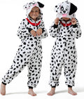Kids Dalmatian Onesie Costume One Piece Pajamas - Cozy Cosplay