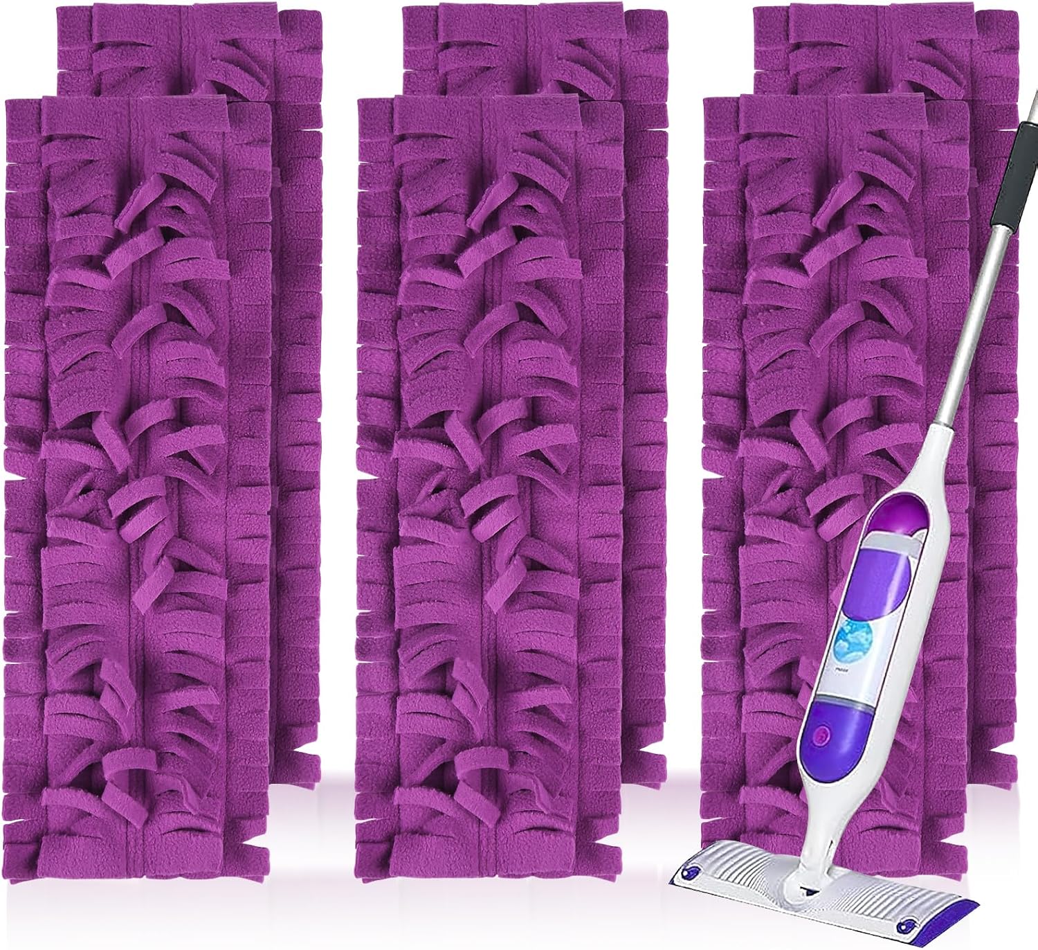 Washable Reusable Mop Pads for Swiffer PowerMop - Floor Cleaning Refills