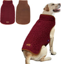 cyeollo Warm Dog Coat Fleece Sherpa Winter Sweater Coats