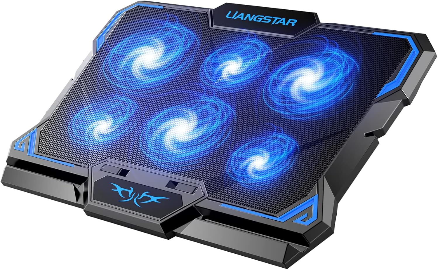 LIANGSTAR Portable Laptop Cooling Pad - 6 Quiet Fans, Ultra Slim Design