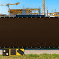 Customized 8 ft x 160 ft Brown Fence Privacy Screen - Heavy Duty