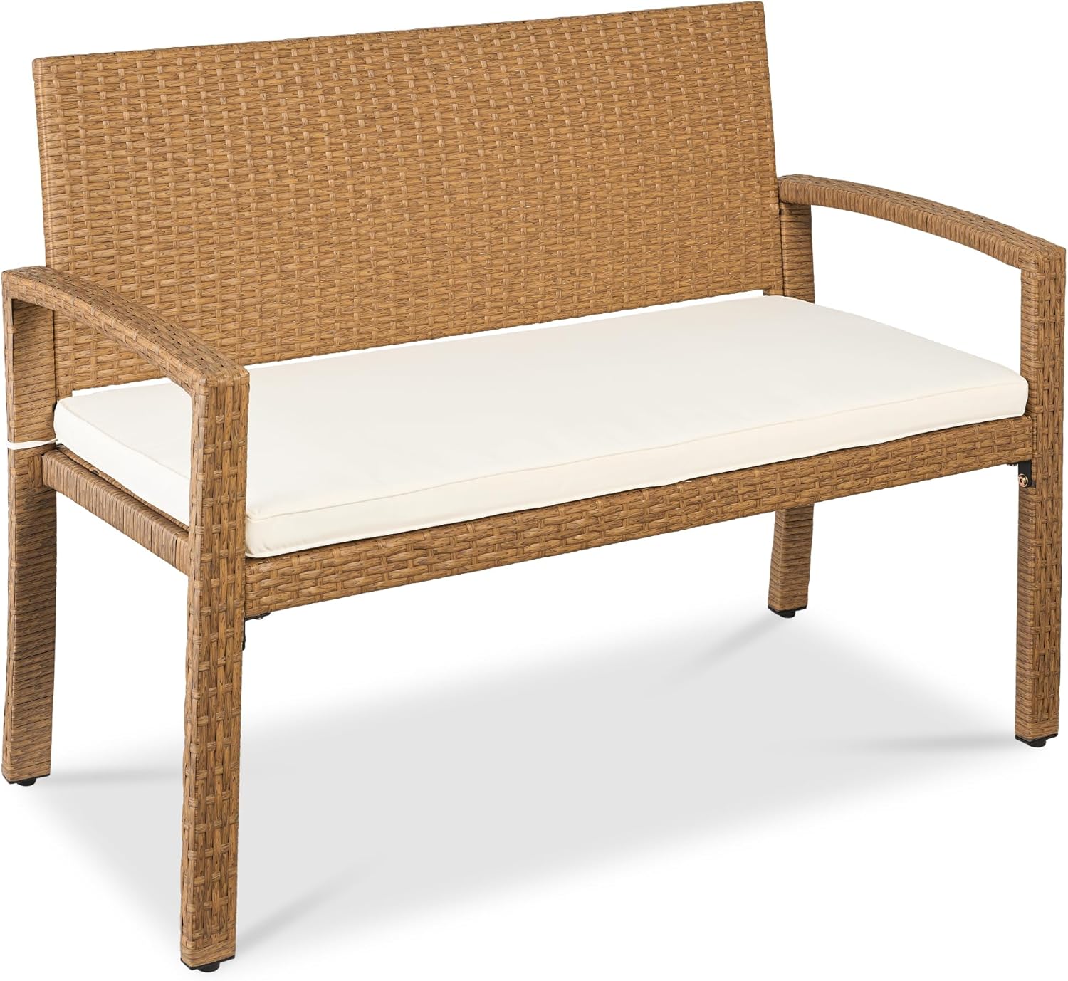 Best Choice Products Outdoor Bench for 2-Person Seating Comfort