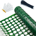 Safety Fence Garden Netting Roll 4 x 100 ft - Temporary Reusable