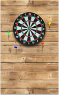 Felt Wood Grain Dart Board Wall Protectors for Game Rooms