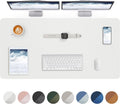 Leather Desk Pad Protector 48in x 23in - Large Waterproof Desk Mat