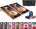 Regulation Cornhole Boards with 8 Bags and Cases - 4ft x 2ft Solid