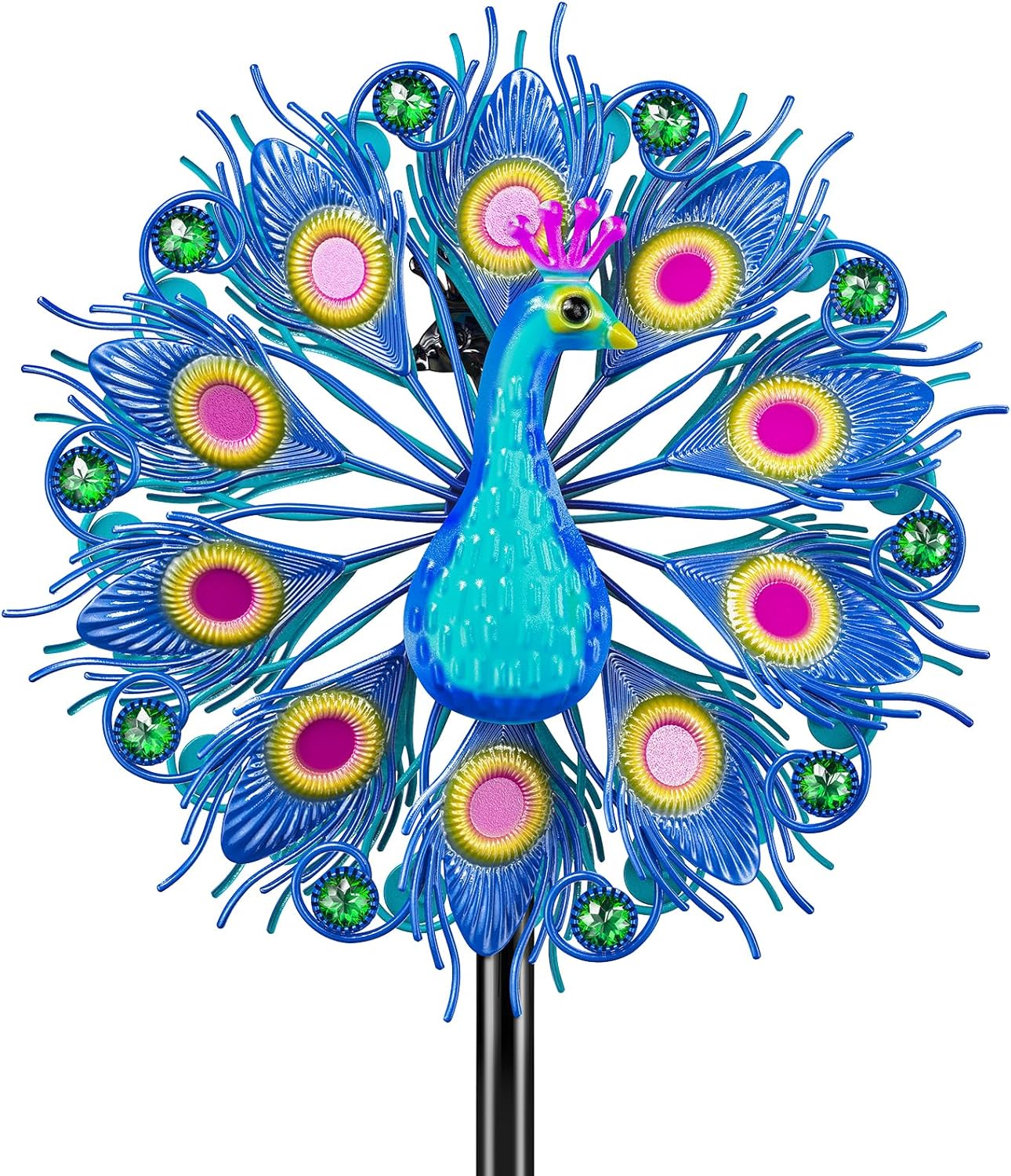 Metal Outdoor Wind Spinner for Garden and Lawn Decor