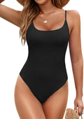 BMJL Women's One Piece Swimsuit Scoop Neck Slimming High Cut One-Piece