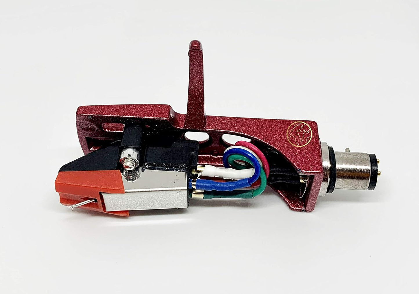 Red Headshell with Cartridge and Stylus for Numark Turntables
