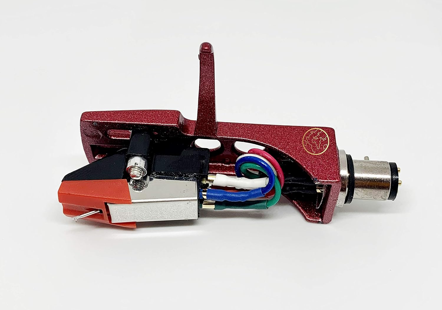 Red Headshell with Cartridge and Stylus for Numark Turntables