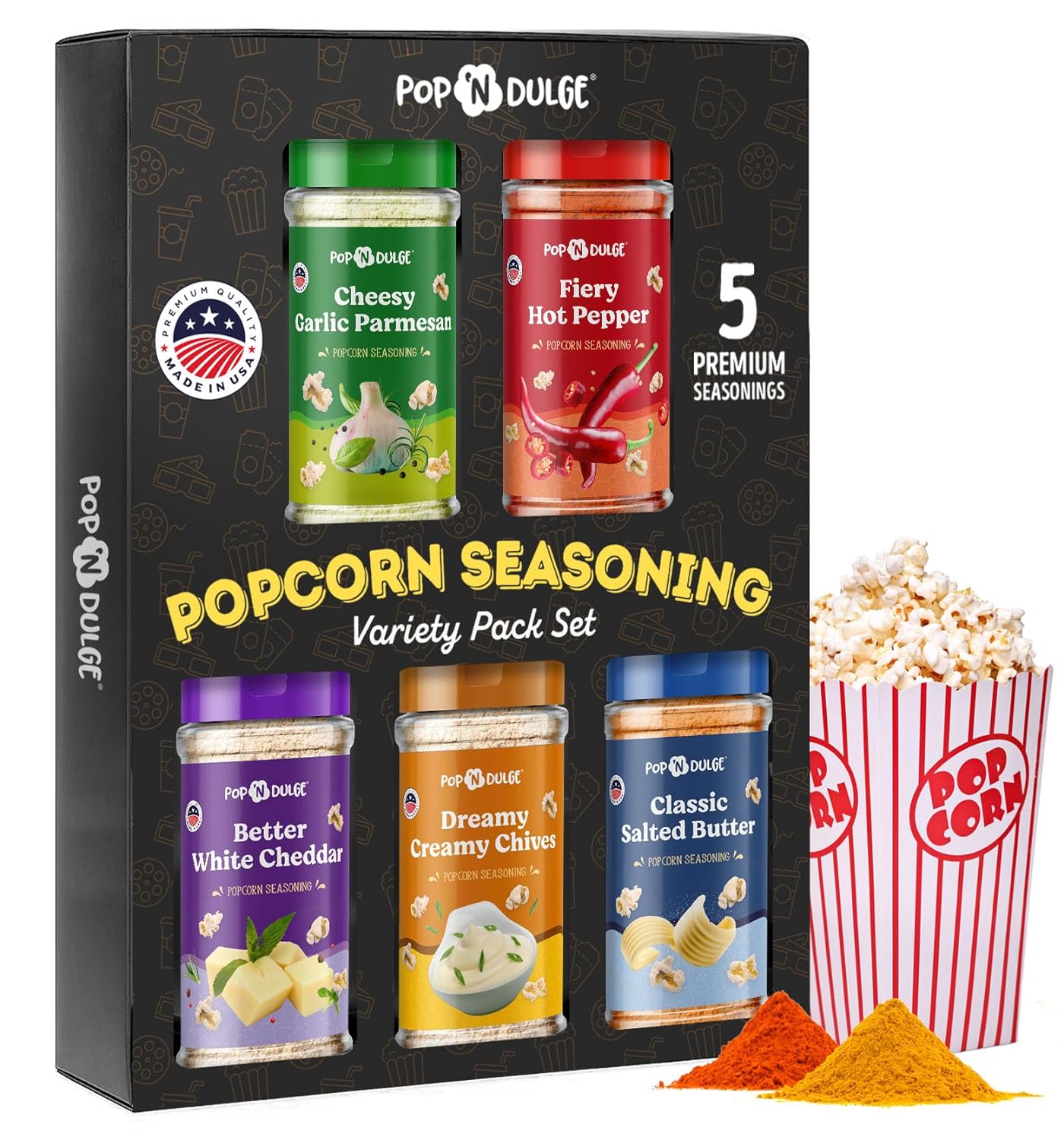 Pop n' Dulge Variety Pack - Elevate Your Popcorn!