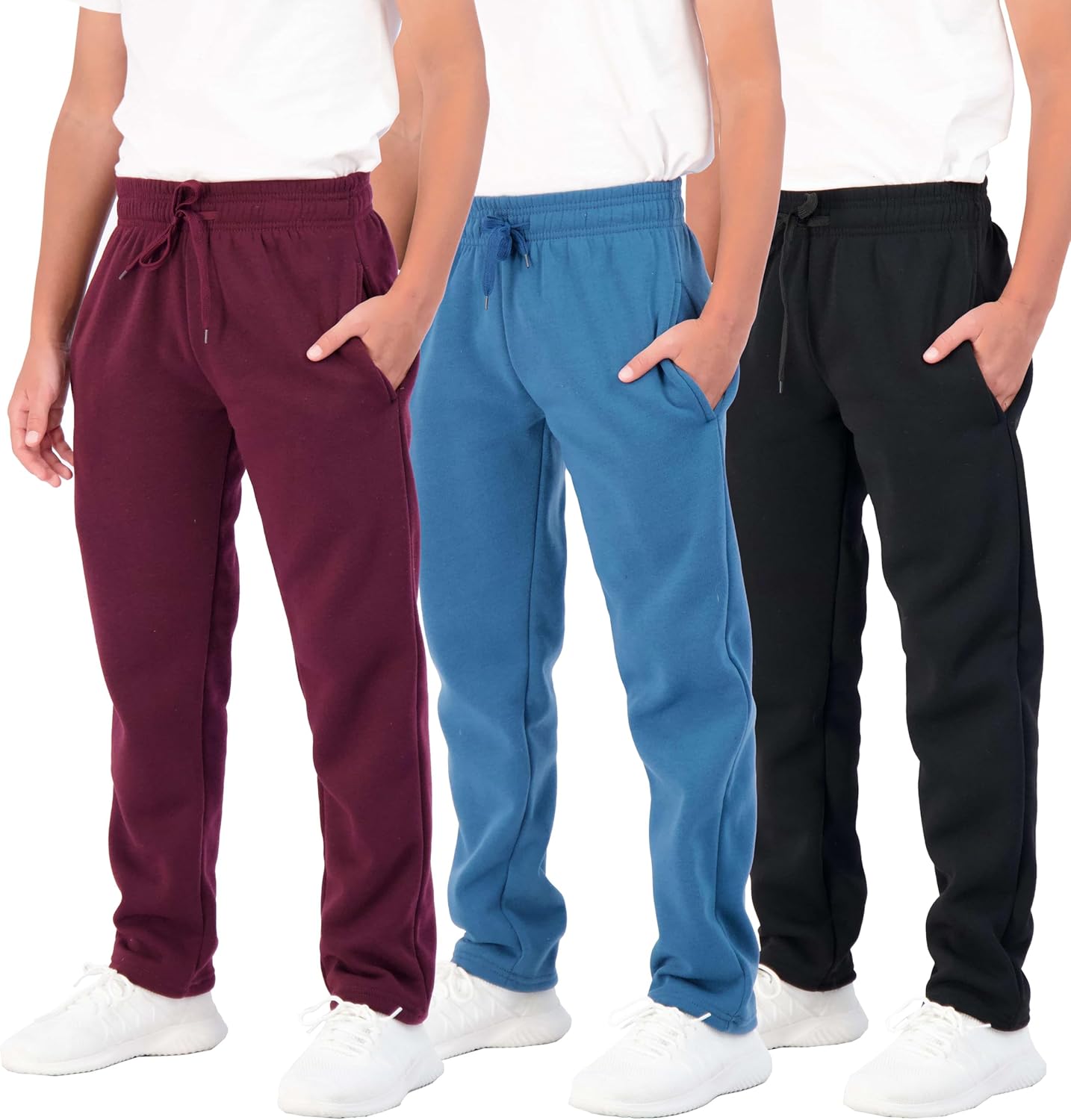 Boys' Tech Fleece Open Bottom Sweatpants with Pockets Review