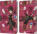 Harry Pattern Deathly Hallows Leather Wallet Case for iPad 9.7