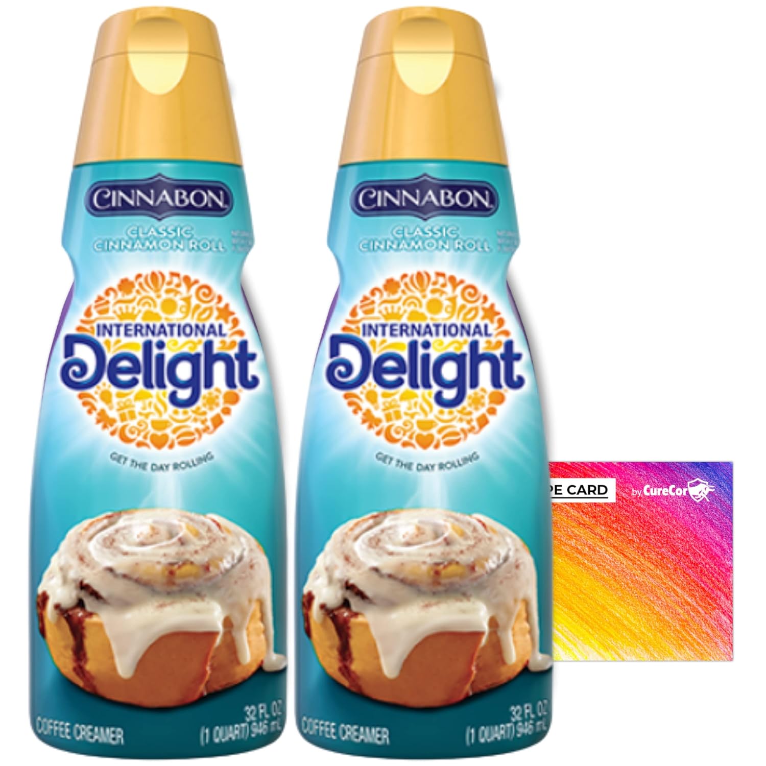 Delightful Liquid Coffee Creamer Set + Bonus Sticker