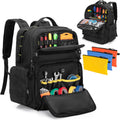 Tool Bag Backpack for Men with 3 Tool Pouches - Heavy-Duty Organizer