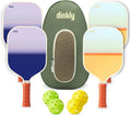 Pickleball Paddles Set of 2/4 - Beginner Graphite/Fiberglass Rackets