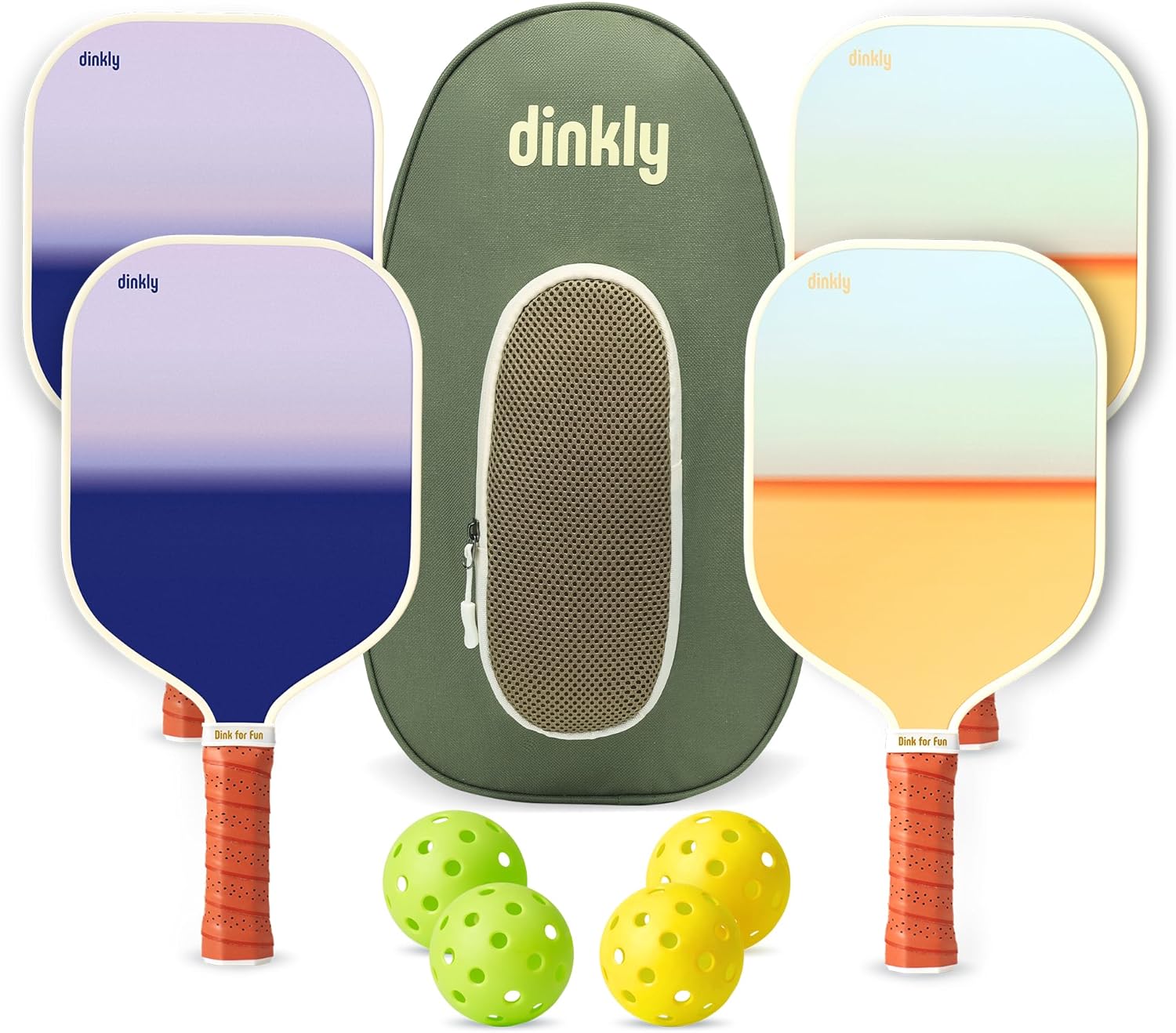 Pickleball Paddles Set of 4 - USAPA Approved for All Levels