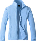 GIMECEN Women's Lightweight Full Zip Soft Polar Fleece