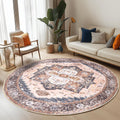 Vintage Distressed 6ft Area Rugs for Living Room and Bedroom