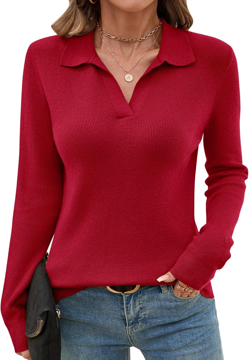 Women's Knitted Collared Sweaters for Cozy Winter Style