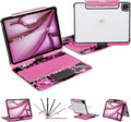 iPad Keyboard Case for 2024 M4 iPad Pro 11 in - Backlit Trackpad Case