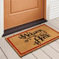 LuxUrux Welcome Mat Outdoor Coco Coir Doormat - Natural, Durable