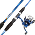 Fishing Rod and Reel Combo 65in Fiberglass Pole - Beginner Spinning