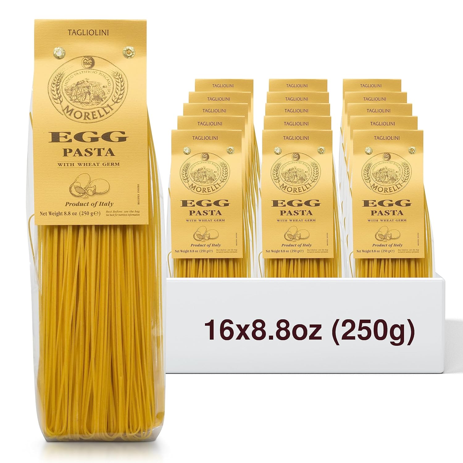 Morelli Egg Tagliolini Italian Pasta Noodles - Gourmet Delight
