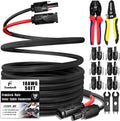 Twin Wire 50 ft Solar Extension Cable 10AWG - IP67 Weatherproof