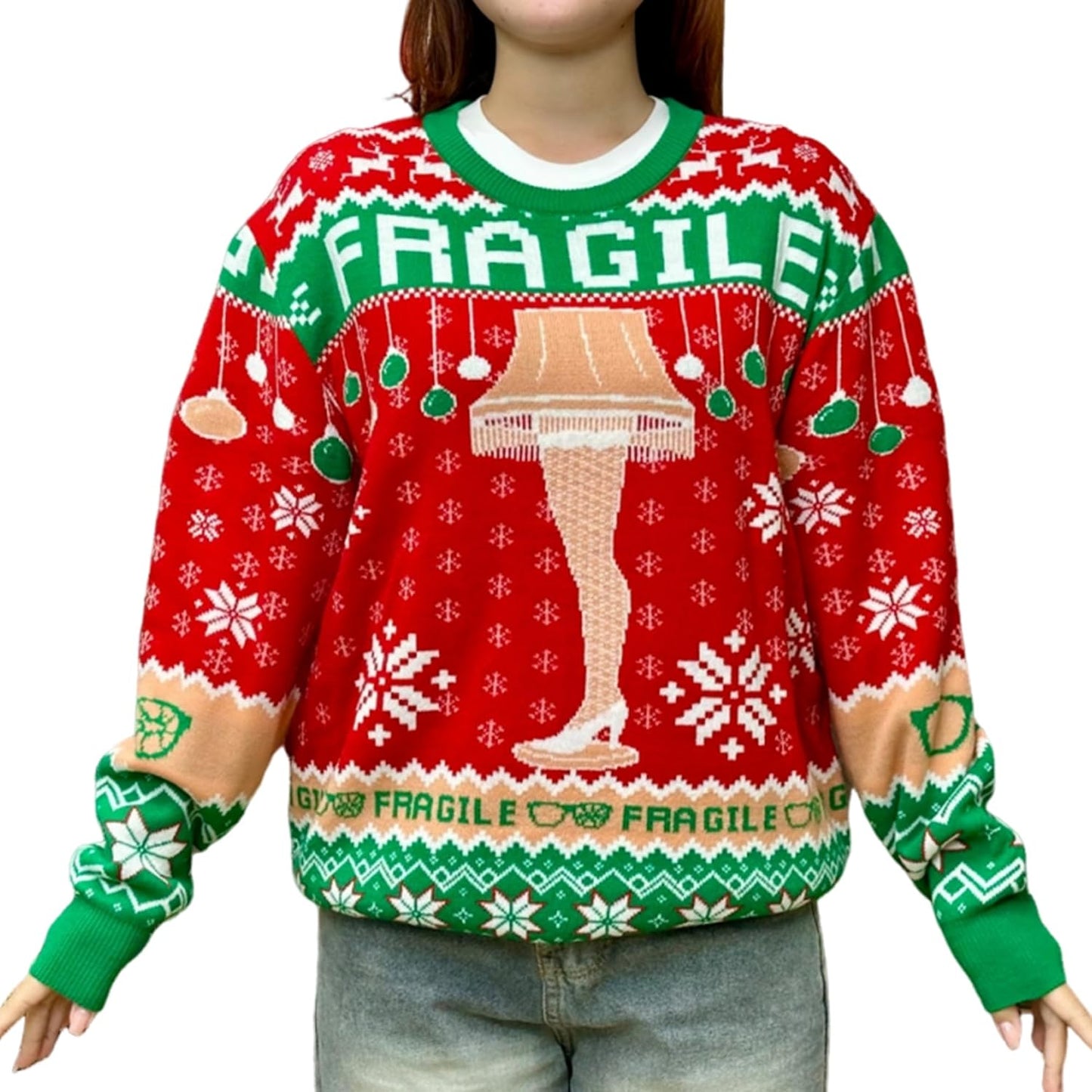 Leg Lamp Christmas Sweater for Women and Men - Fun Holiday Wear