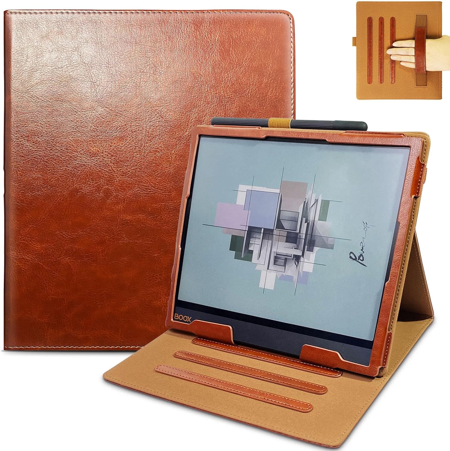 E NET-CASE 360 Degree Rotating Stand Cover for Boox Note Air Tablets